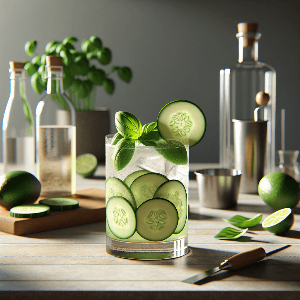 Cucumber Basil Gimlet