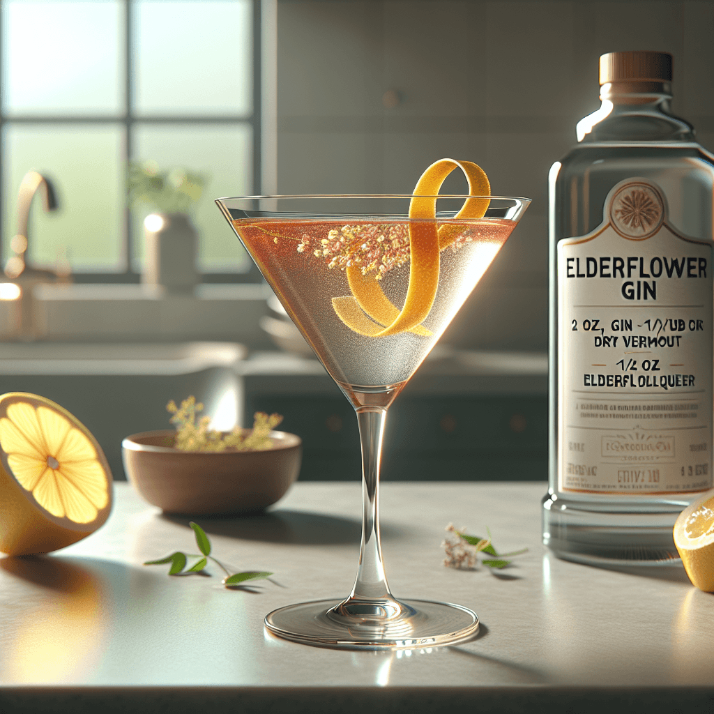 Elderflower Gin Martini