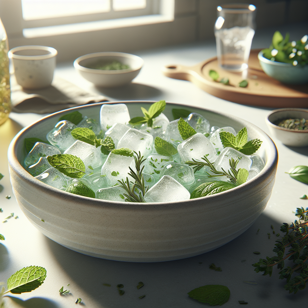 Herb-Infused Ice Herb-Infused Ice
