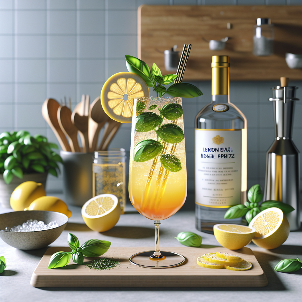 Lemon Basil Spritz