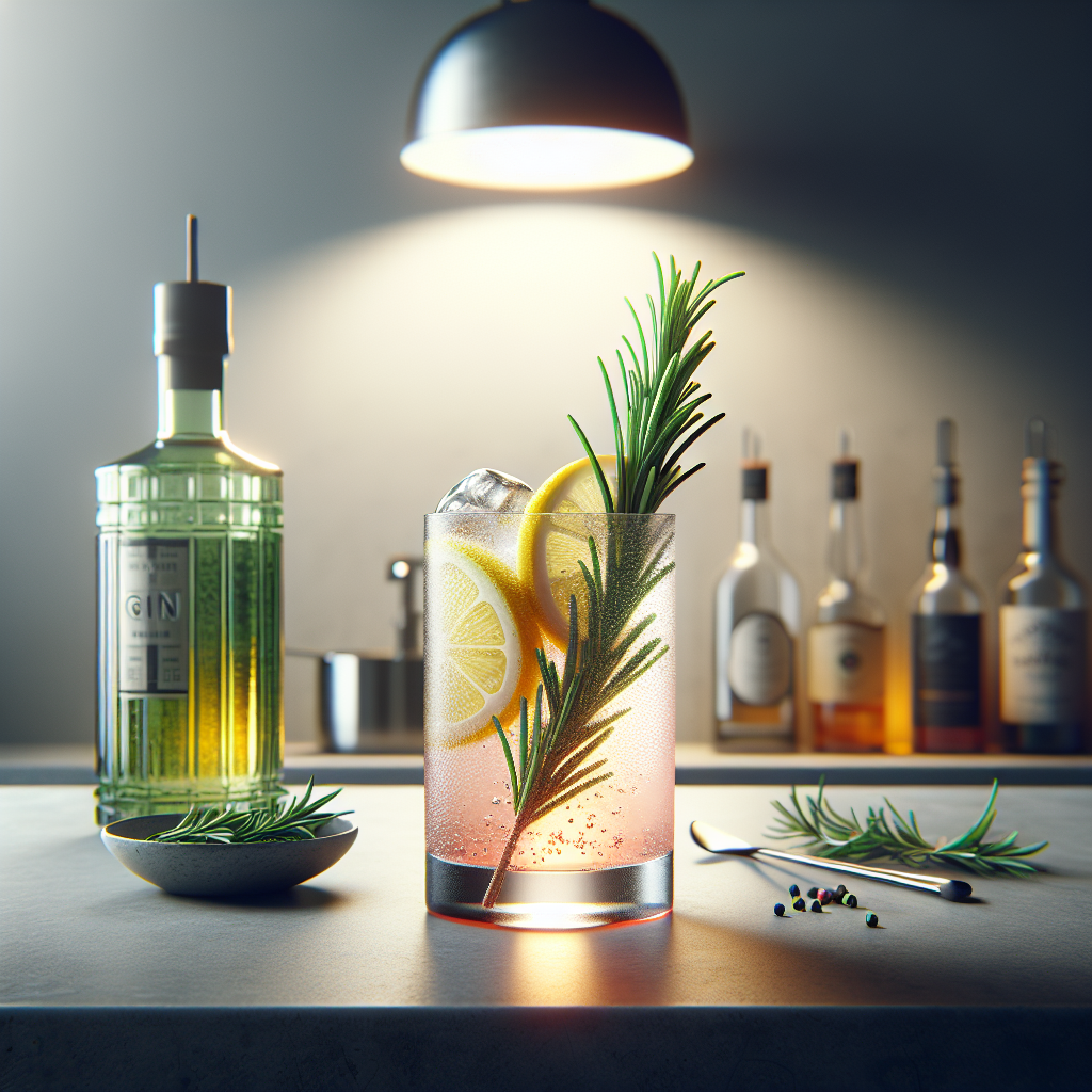 Rosemary Gin Fizz