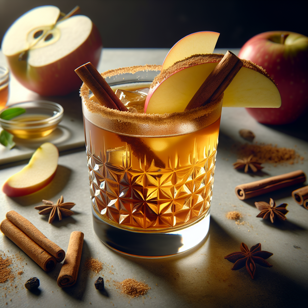 Spiced Apple Cider Cocktail