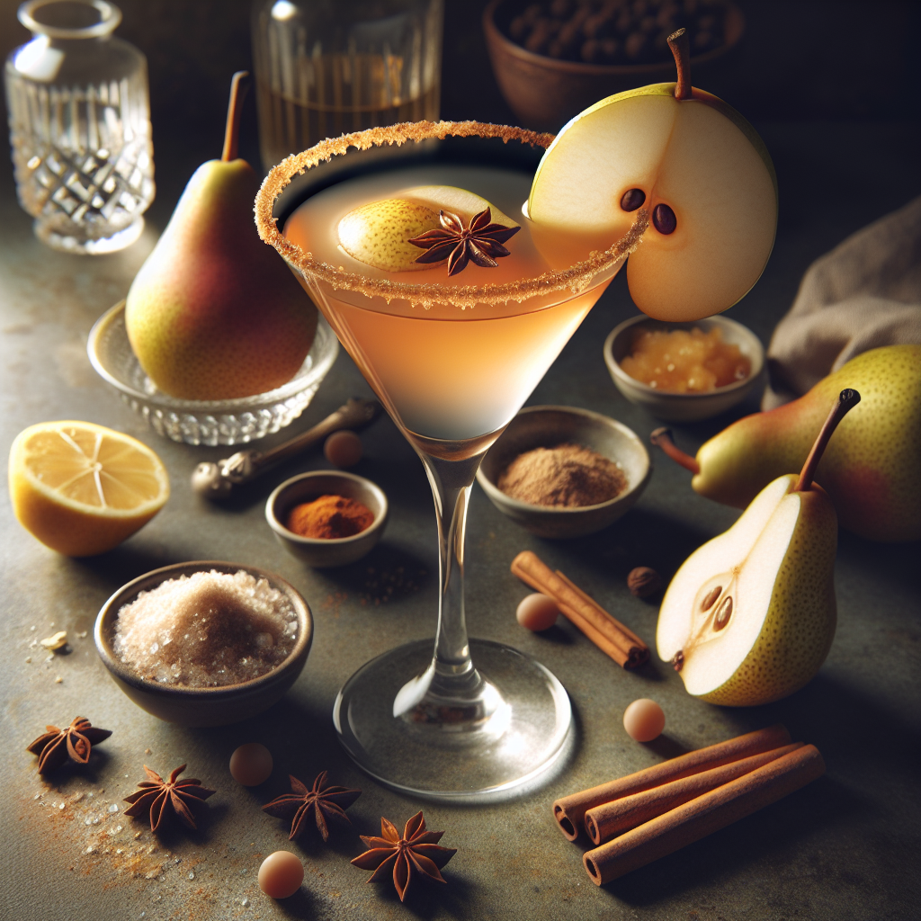 Spiced Pear Martini