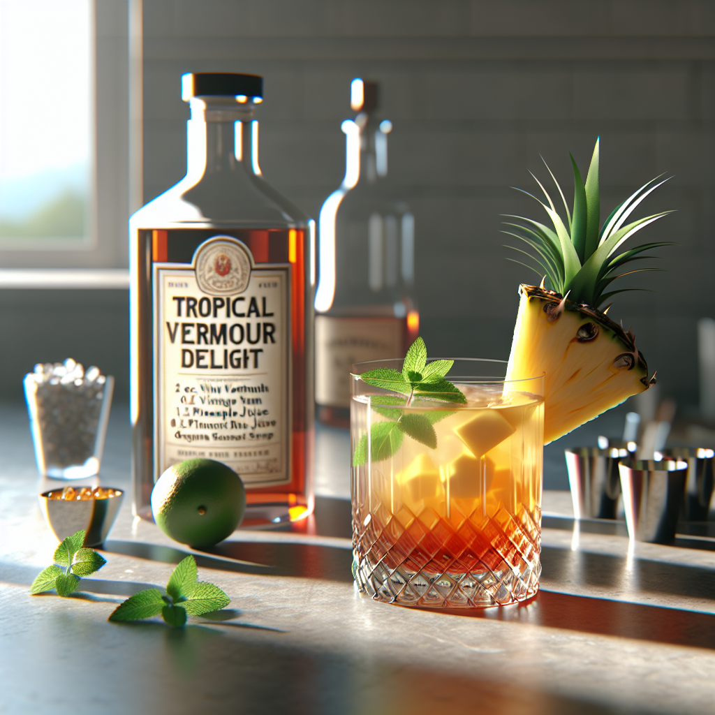 Tropical Vermouth Delight